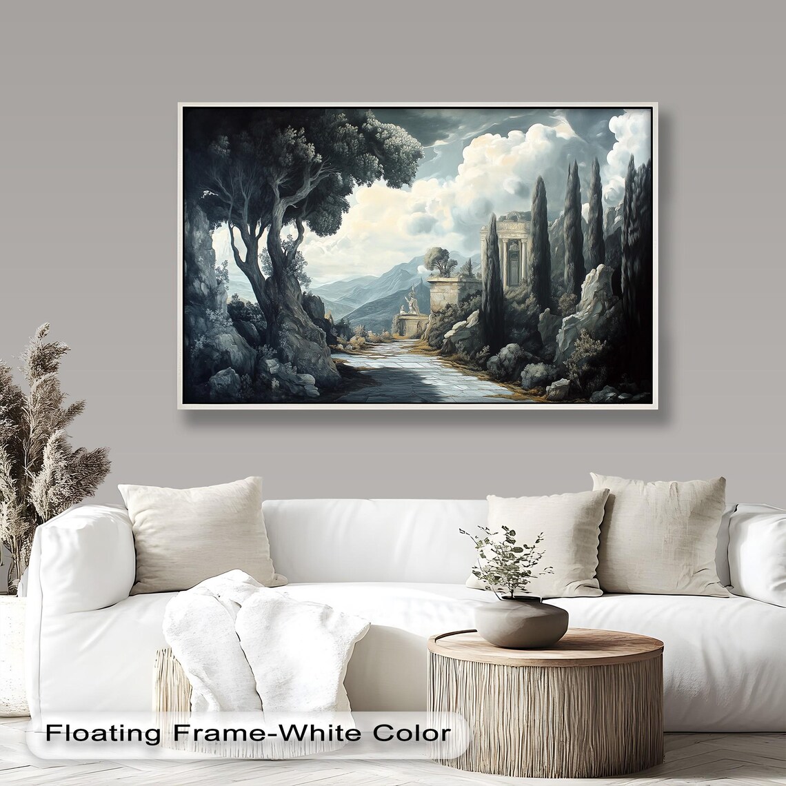 Ancient Ruins Landscape, Mystical Temple Scene - Image 4