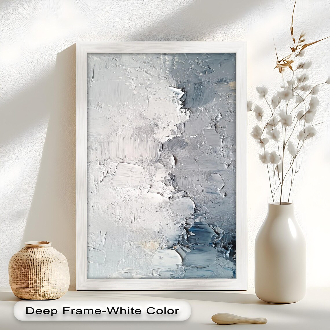 Textured Abstract Painting, Modern Minimal Wall Art - Image 4