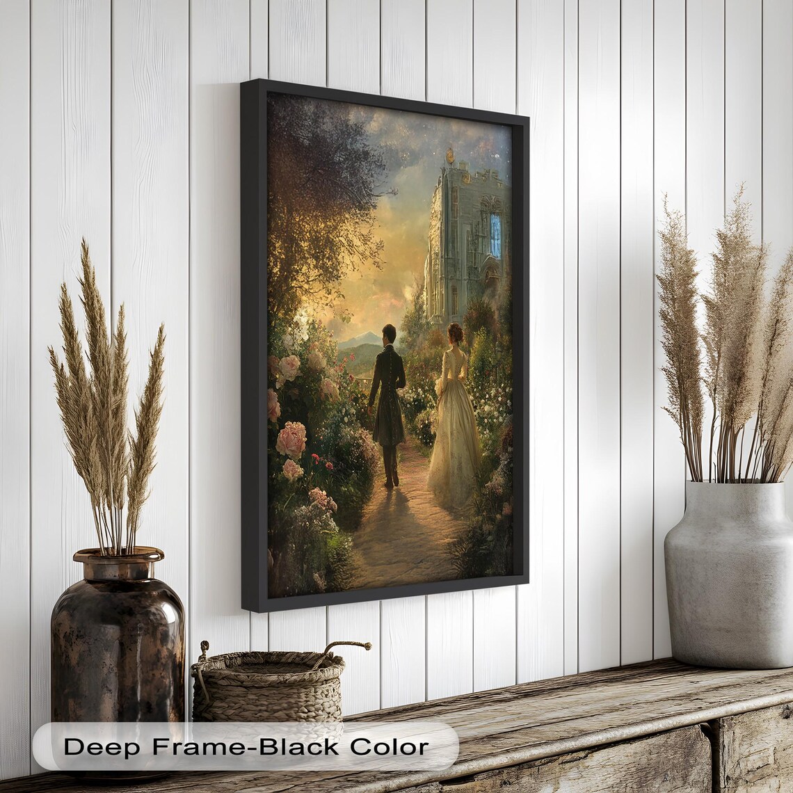 Romantic Garden Path, Victorian Couple Wedding Gift - Image 3