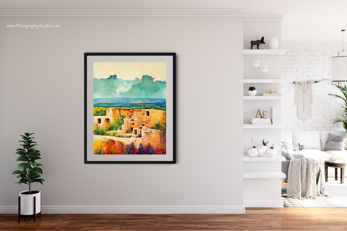 Mesa Verde National Park Art Print, Nature Poster - Image 4