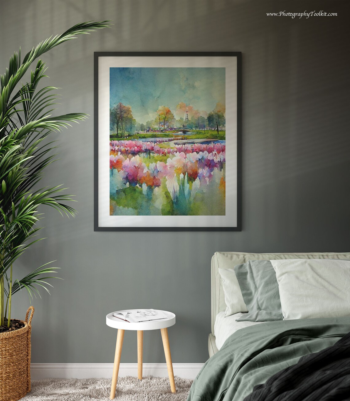 Keukenhof Tulip Field Poster, Scandinavian Wall Art - Image 3