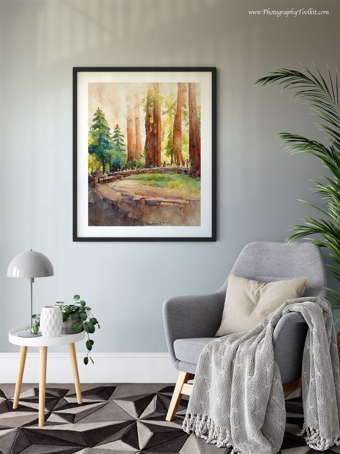 Redwood National Park Vintage Travel Poster Art Print - Image 6