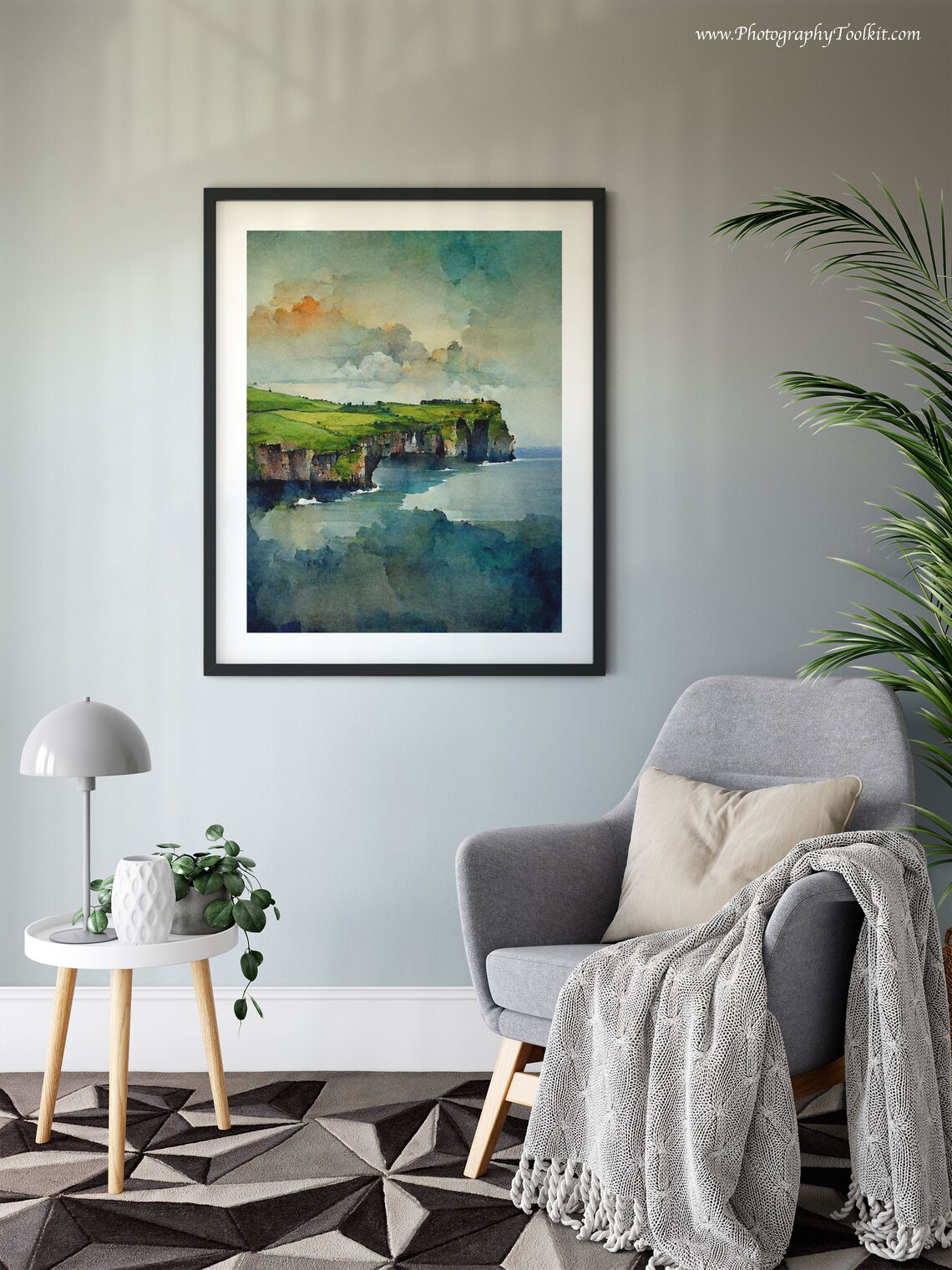 Cliffs Of Moher Travel Poster, Irish Landscape Print - Image 6