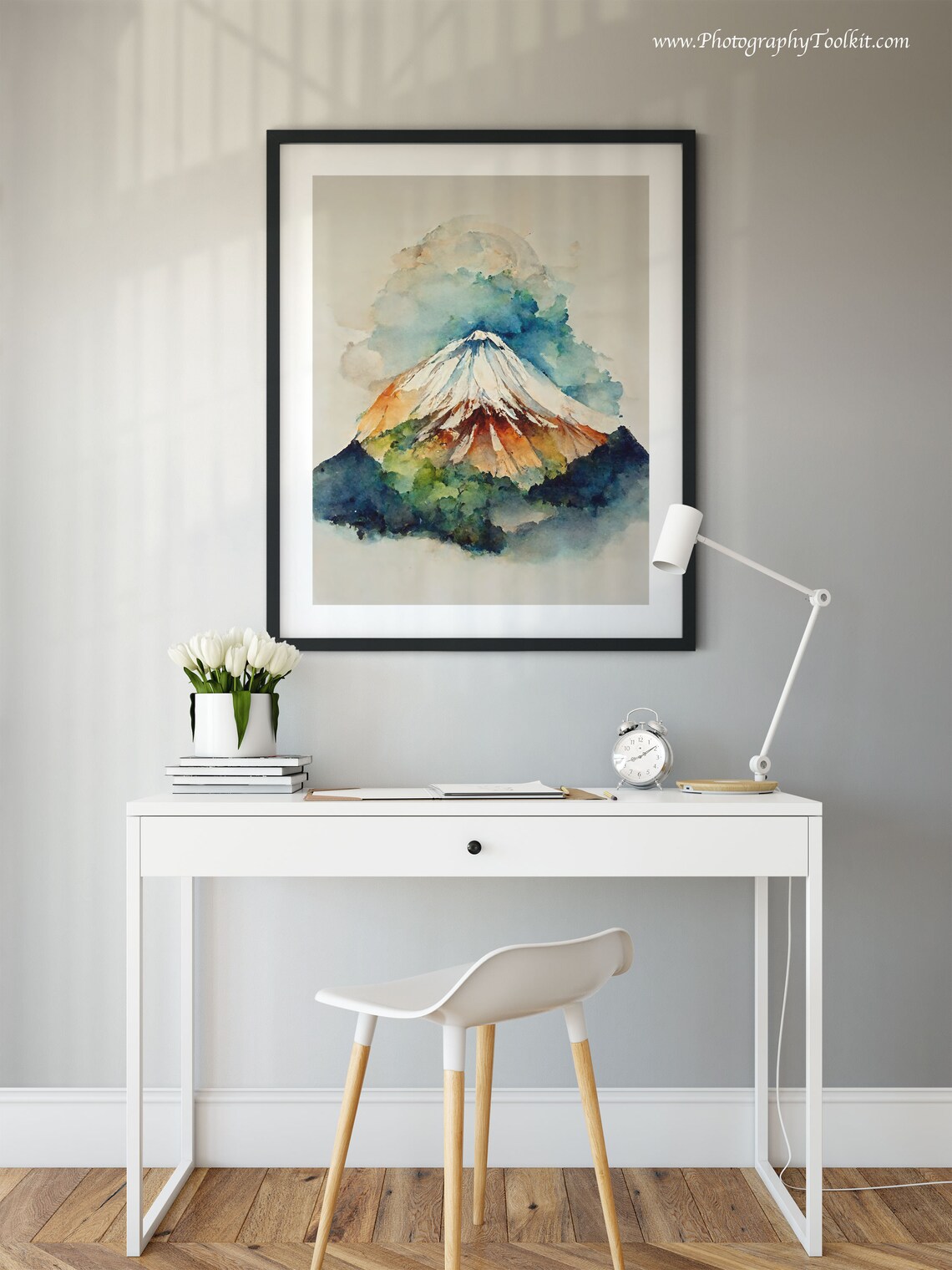 Mount Fuji Japanese Travel Poster, Mountain Art Print - Image 2
