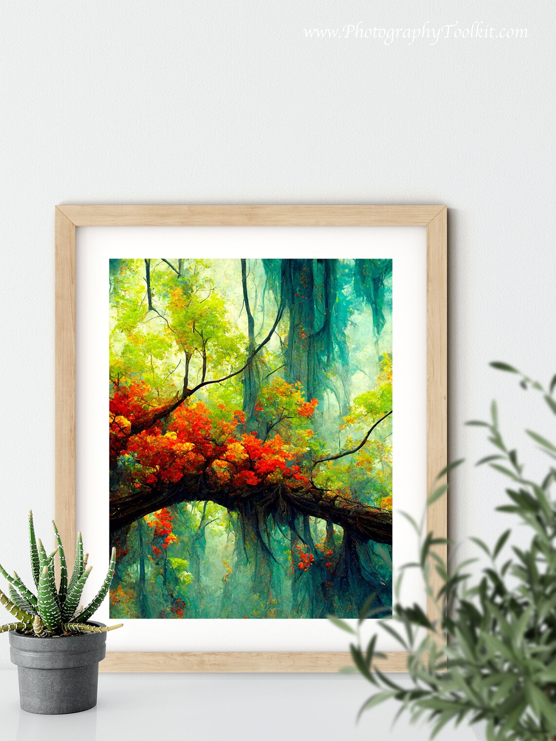 Spring Landscape Forest Art Print, Pine Trees - Image 5