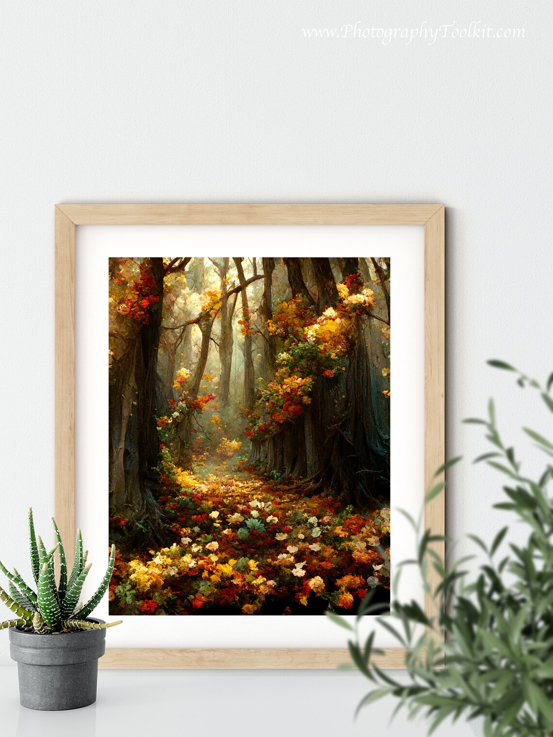 Autumn Landscape Vintage Style Art Print - Image 5