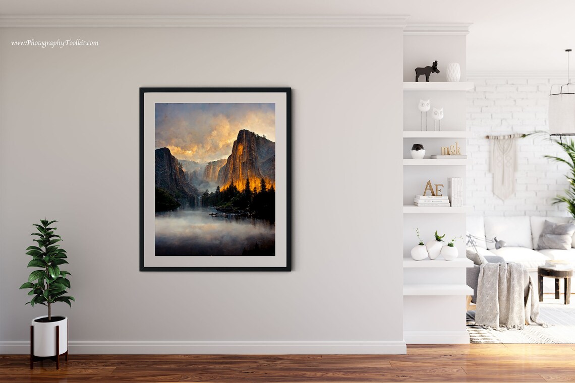 Yosemite National Park Poster, Mountain Landscape - Image 4