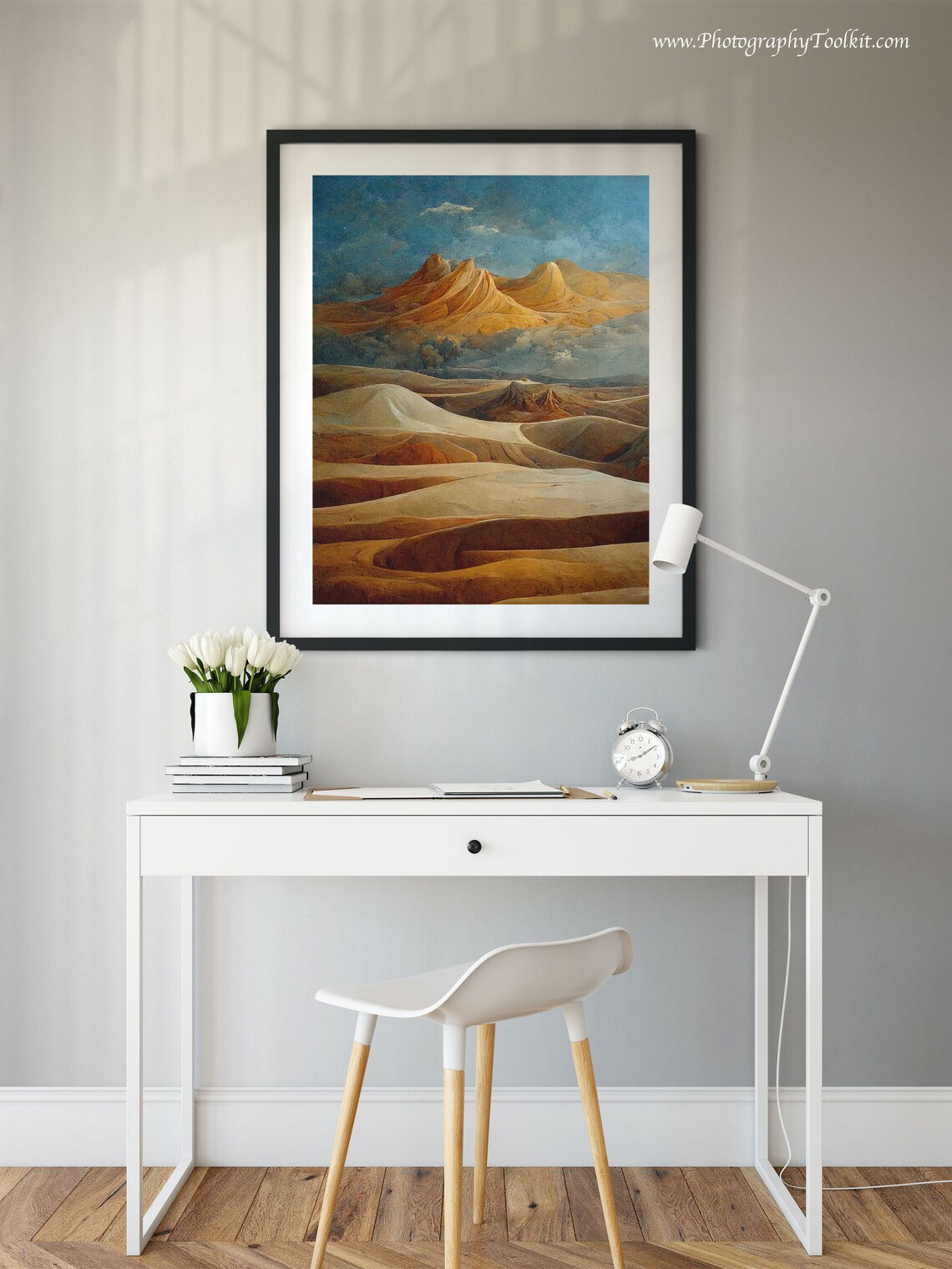 Desert Print Boho Western Decor Desert Landscape Southwest Desert Print Desert Boho Wall Decor Western Decor Retro Art - Image 2