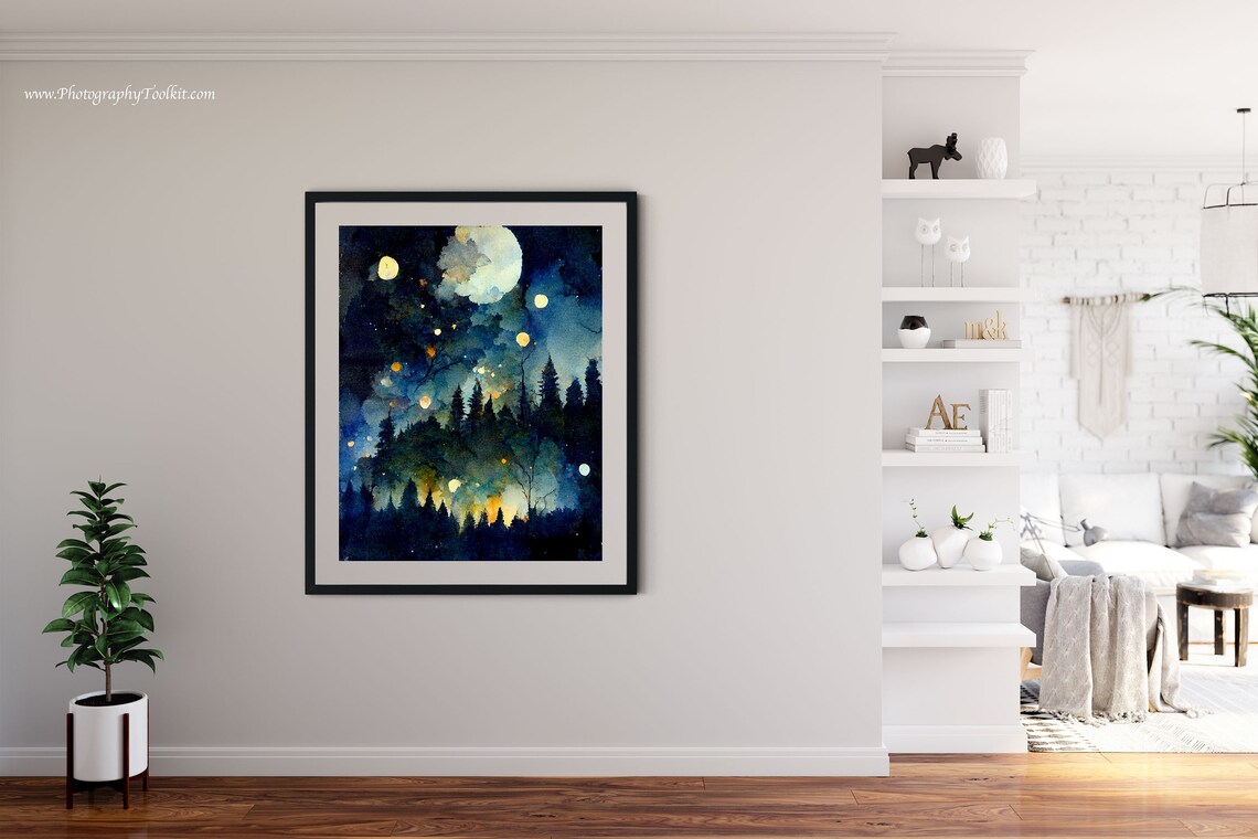 Night Sky Star Patterns Art Print, Star Chart - Image 4