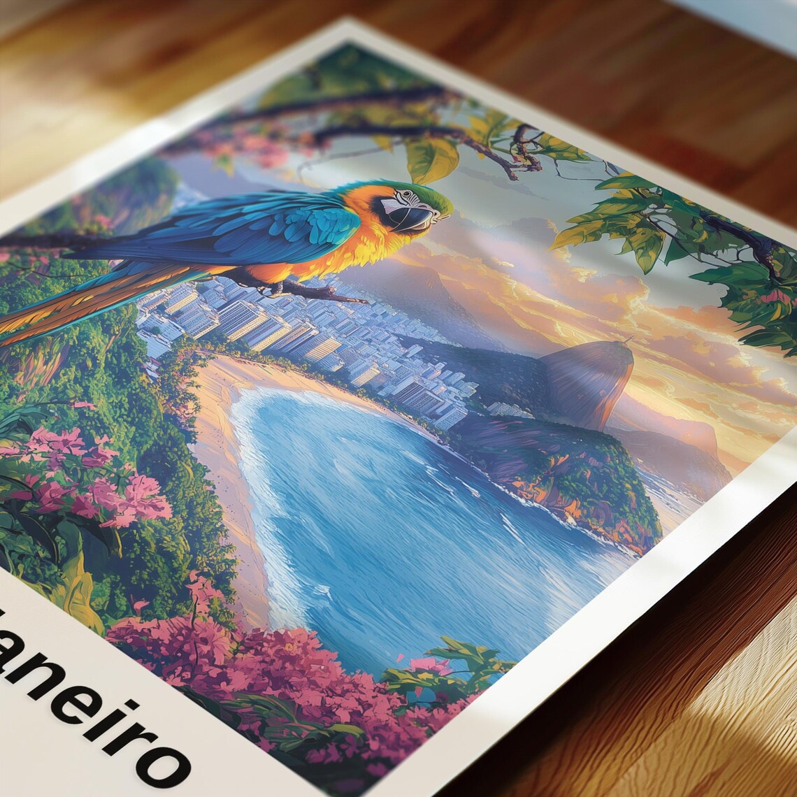 Rio De Janeiro Travel Poster, Brazil Illustration - Image 2