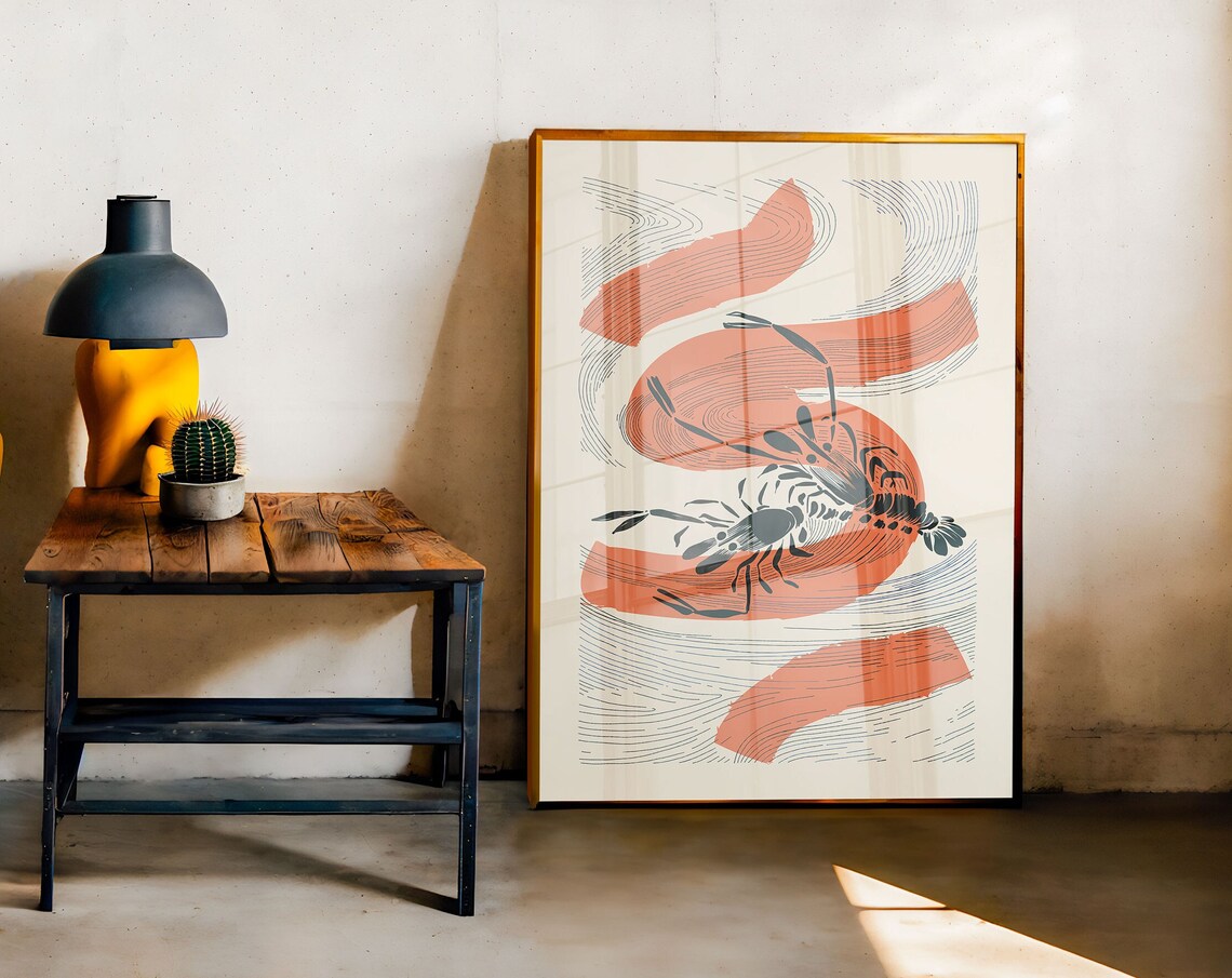 Japanese Vintage Illustration, Modern Asian Gallery
