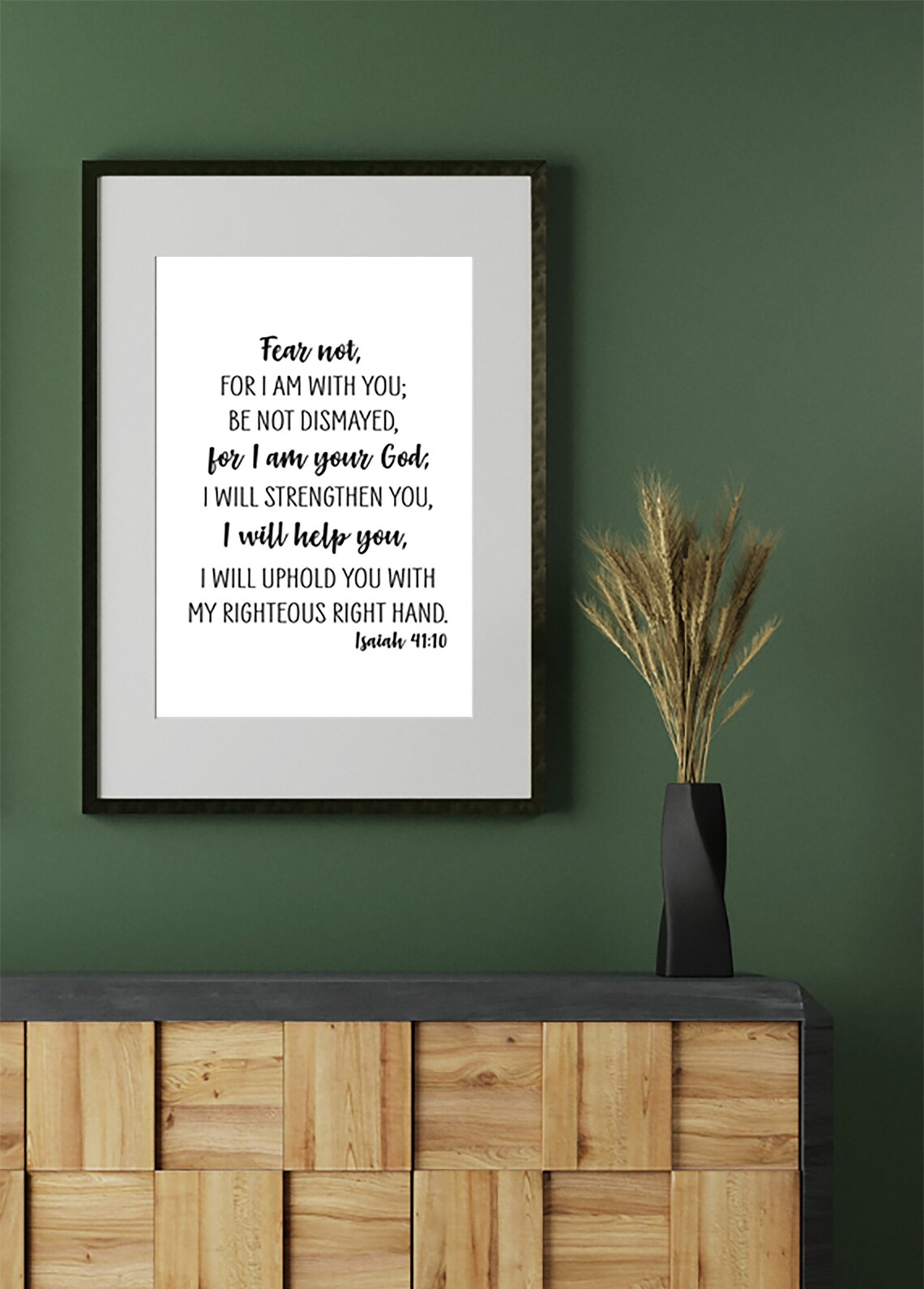 Isaiah 41:10 Bible Verse, Inspirational Quote