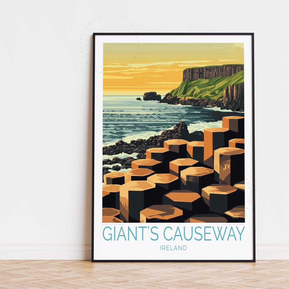 Giants Causeway Birthday Gifts Poster Print