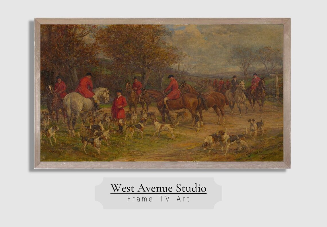 Vintage Thanksgiving Home From The Hunt Art Print