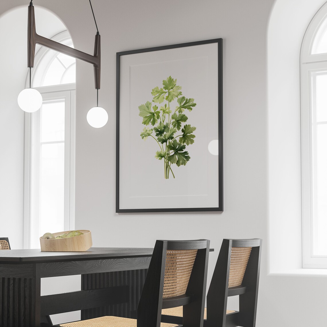 Cilantro Botanical Herb Art Print, Flower Print - Image 3