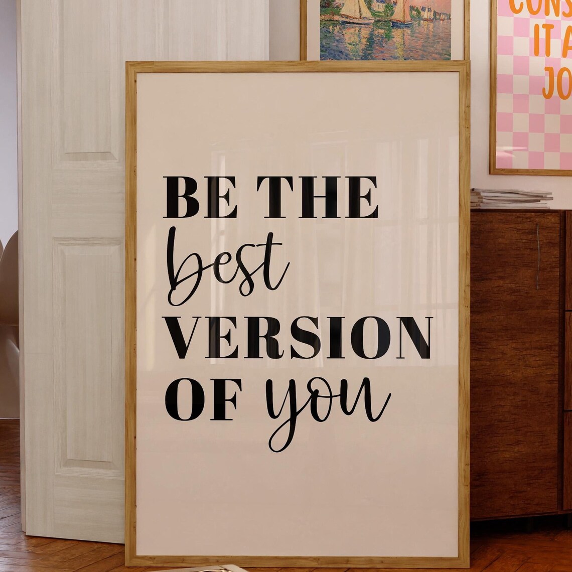 Be The Best Version Of You, Minimalist Poster - Image 5