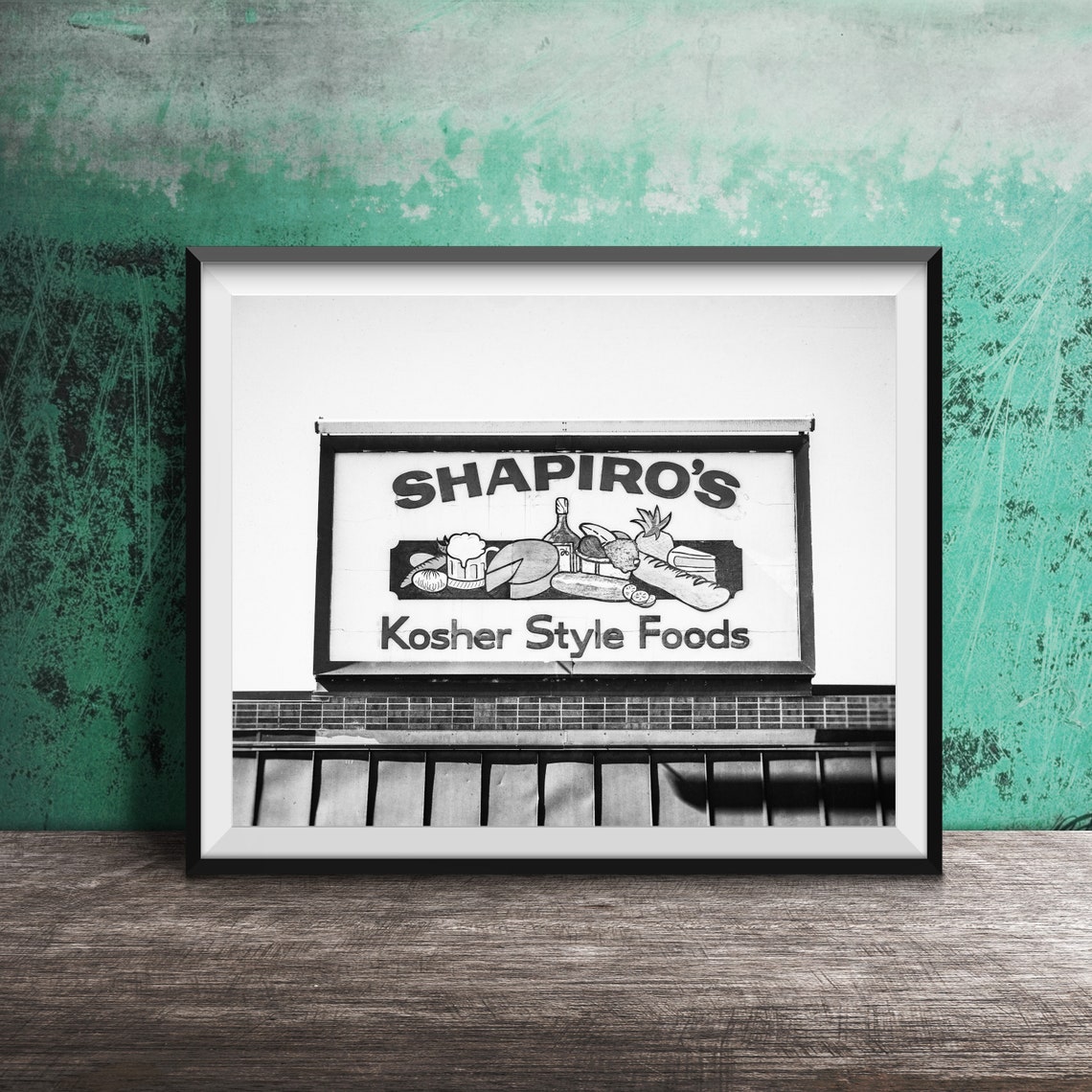 Shapiros Kosher Style Foods Deli Rooftop Sign Indianapolis Poster - Image 2