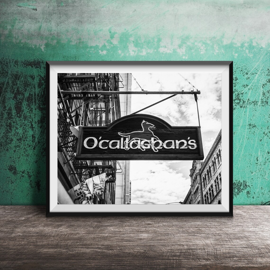 O'Callaghans Irish Pub Greyhound Sign Chicago Bar Photography Poster - Image 2