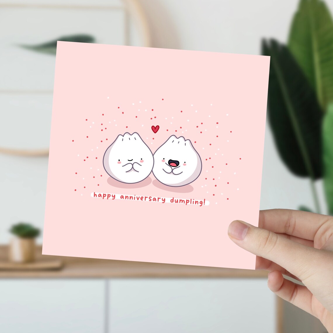 Happy Anniversary Dumpling Kawaii Dumpling Couple Love Poster - Image 5