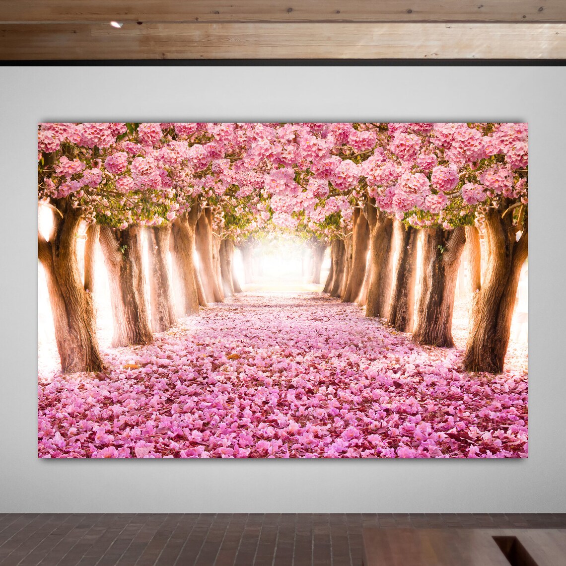 Pink Tree Wall Print Pink Tree Tree Wall Art Landscape Wall Art Landscape Nature Wall Art Nature