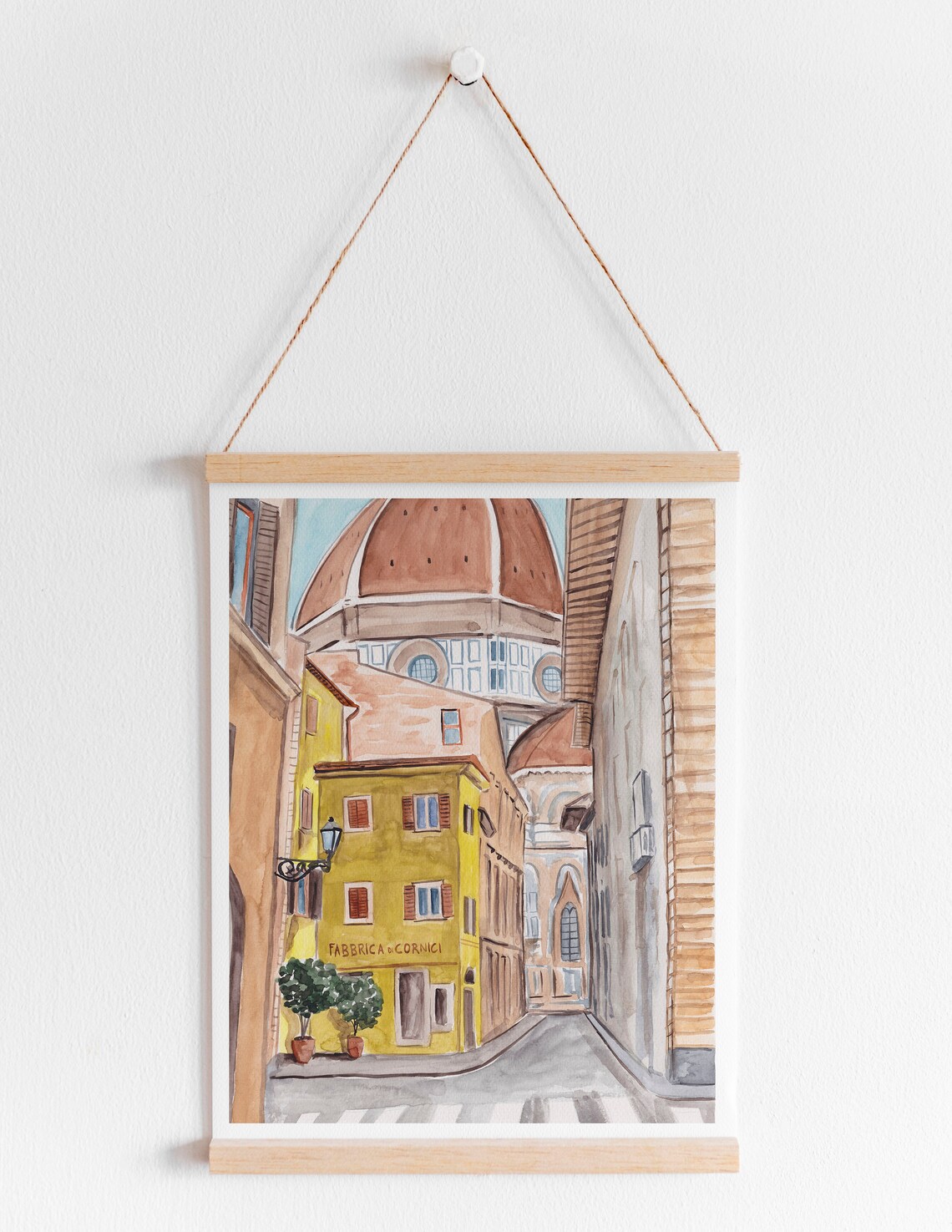 Florence Travel Poster, Duomo Di Firenze, Italy - Image 3