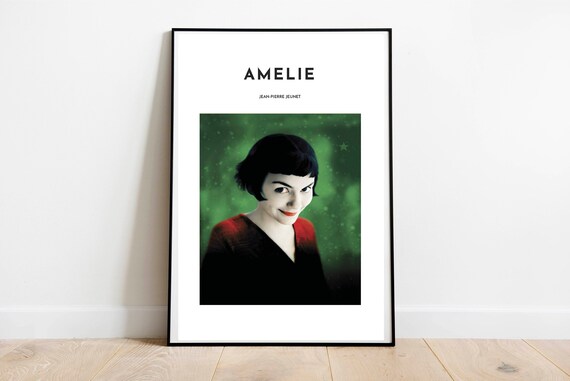 Amelie Inspired French Movie Poster
