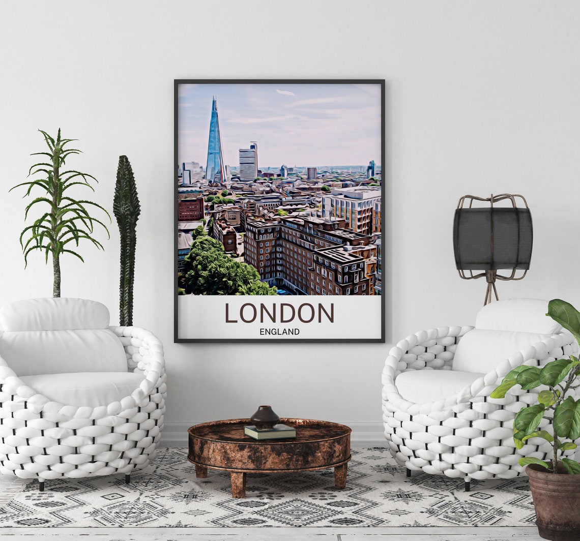 London Print London Art London Wall Art London Art Print London Artwork London Poster London Decor London Travel - Image 3