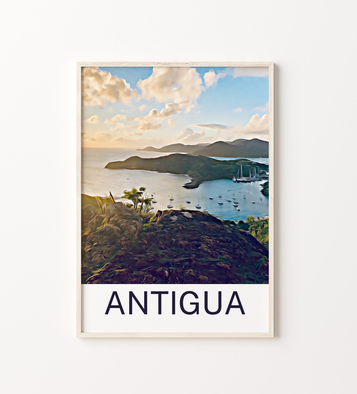 Antigua Antigua Print Antigua Wall Art Antigua Poster Antigua Wall Decor Antigua Souvenir Antigua Poster Antigua Gift Travel