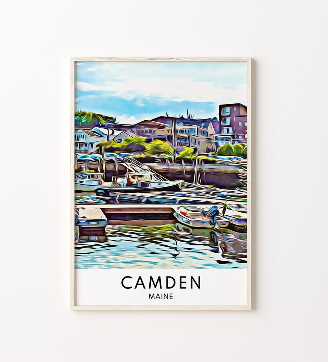 Camden Print Camden Wall Art Maine Print Maine Poster Camden Art Maine Art Camden Poster Maine Wall Decor Maine Art Print Travel