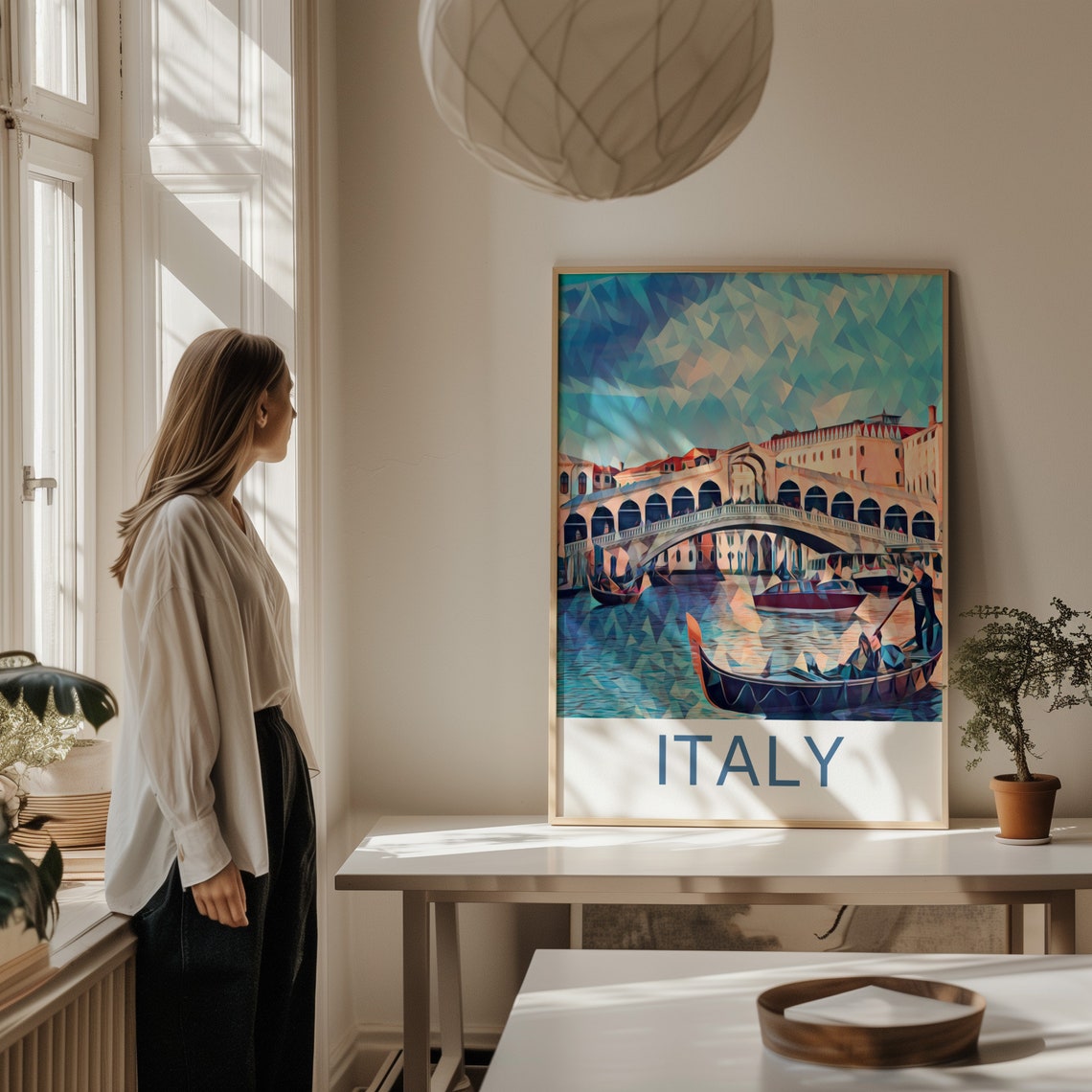 Italy Venice Print Italy Wall Art Venice Poster Venice Wall Decor Italy Souvenir Italy Poster Italy Gift Venice Italy Art Travel - Image 2