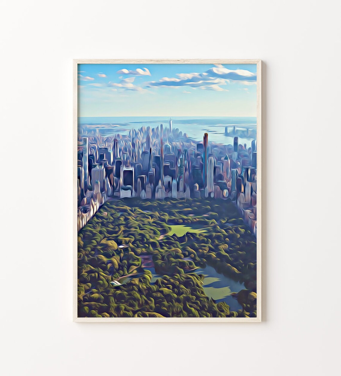 New York City Central Park Print New York Print Central Park Wall Art Central Park Poster New York City Print Nyc Poster New York