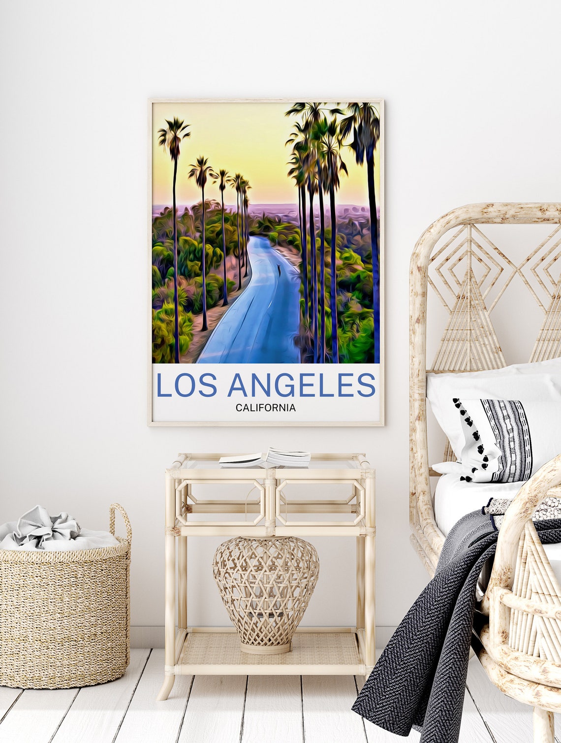 Los Angeles Travel Print Los Angeles Wall Art Los Angeles Art Los Angeles Artwork Los Angeles Art Print Los Angeles Gift Los Angeles - Image 2