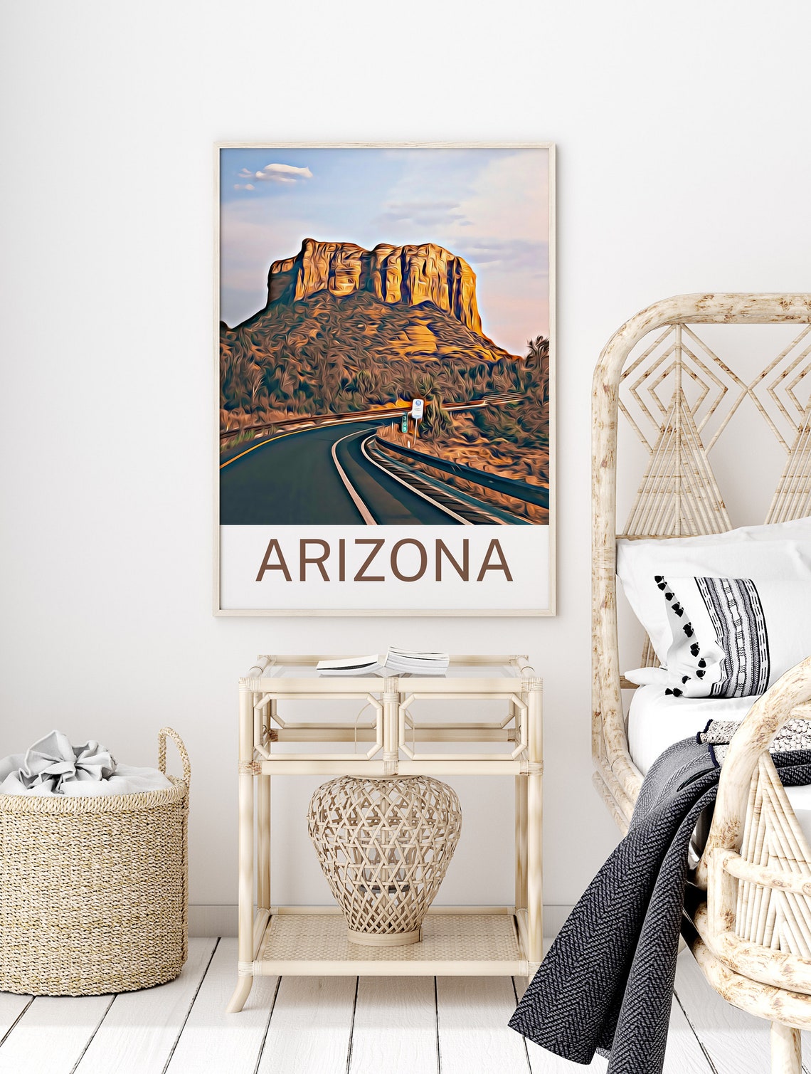 Arizona Print Arizona Poster Arizona Wall Art Arizona Art Arizona Artwork Arizona Souvenir Arizona Painting Arizona Gift Travel - Image 2