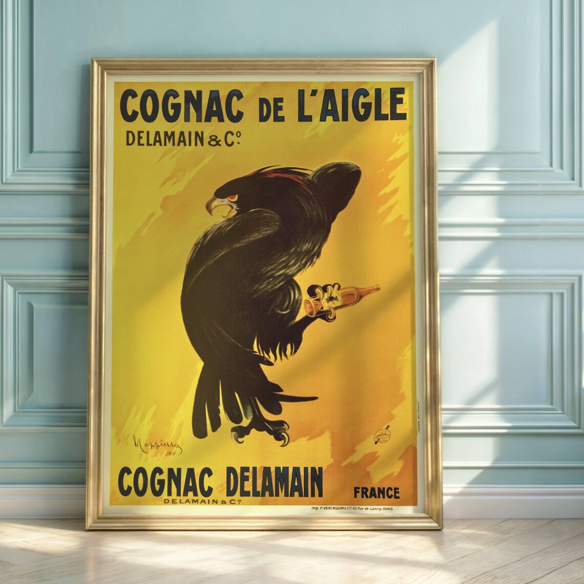 Leonetto Cappiello Cognac De Laigle Vintage Poster