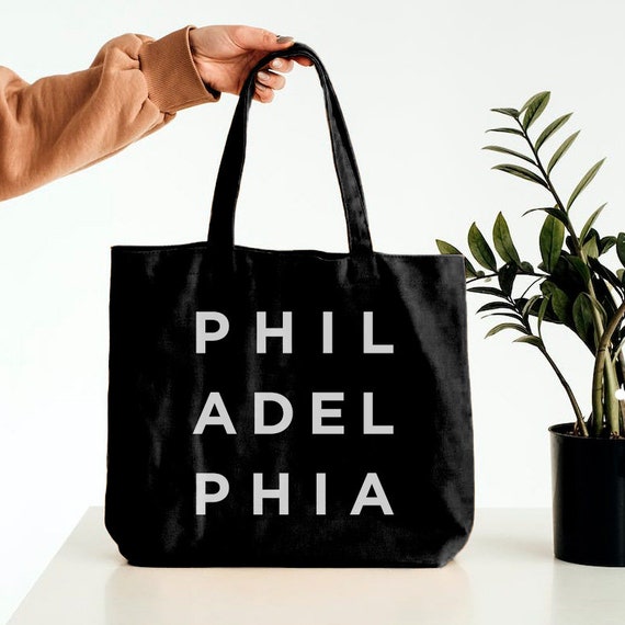 Philadelphia Tote Bag Philly Eco Conscious Cotton Bag Pennsylvania Gift Ideas Going Away Gifts Minimalist Gift Ideas