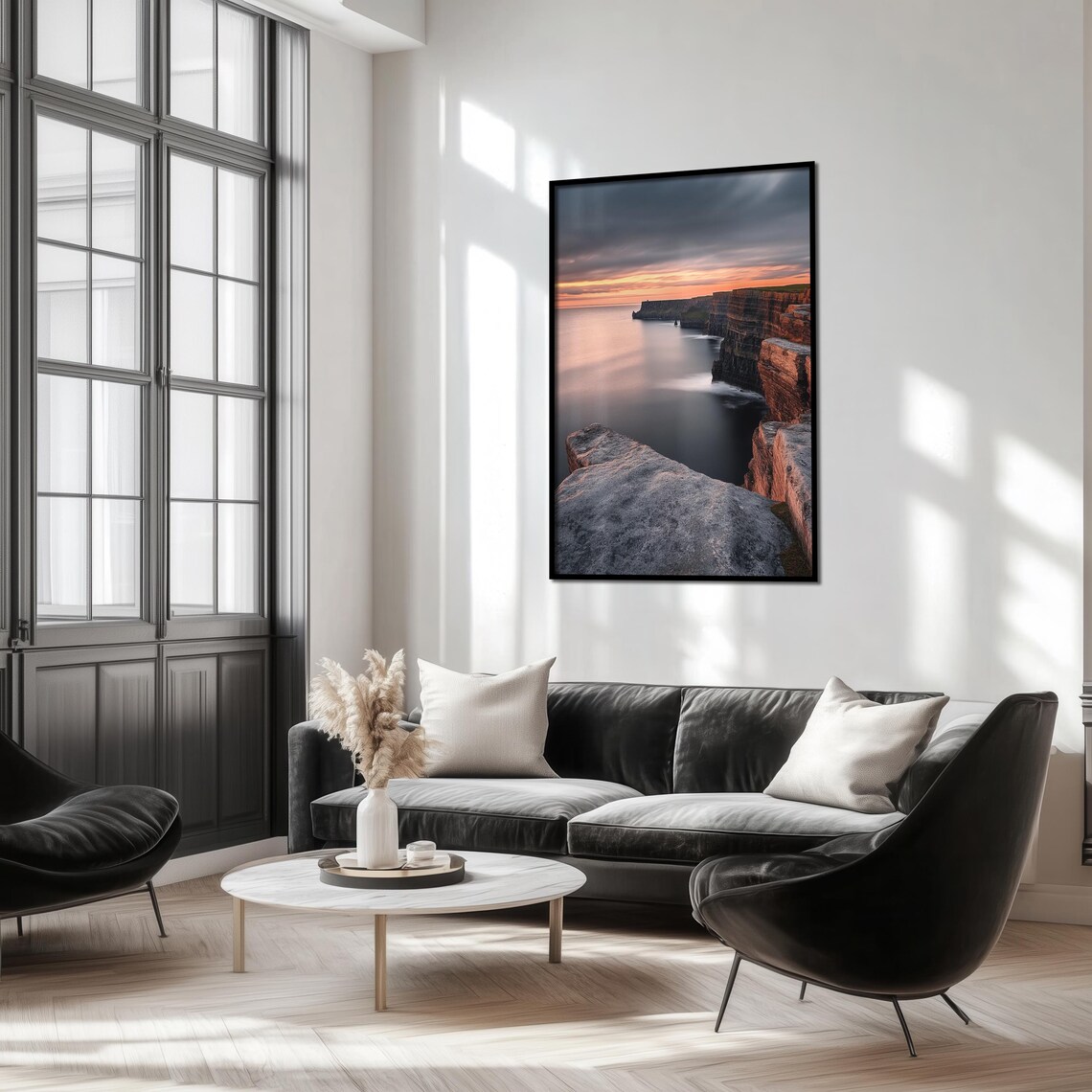 Cliffs Of Moher Painting, Serene Coastal Ireland Art - Image 3