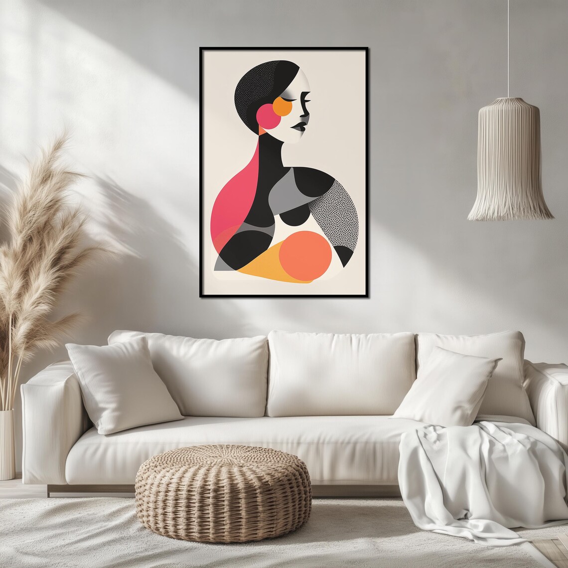 Abstract Woman, Minimalist Illustration Art Print - Image 2