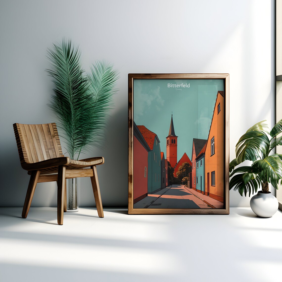 Bitterfeld Chemistry Poster, Saxony-Anhalt Germany - Image 2