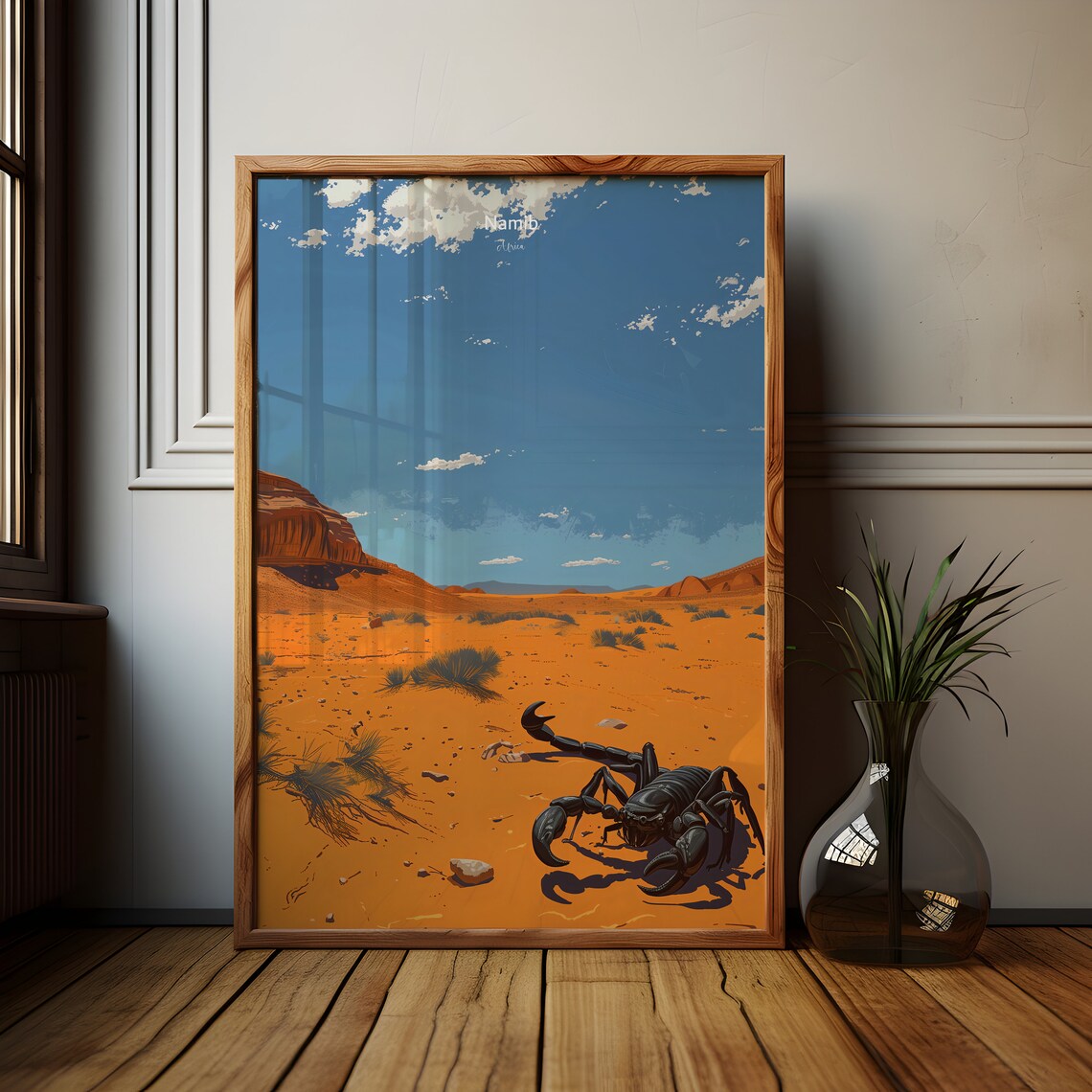 Namib Desert Africa, Modern Painting