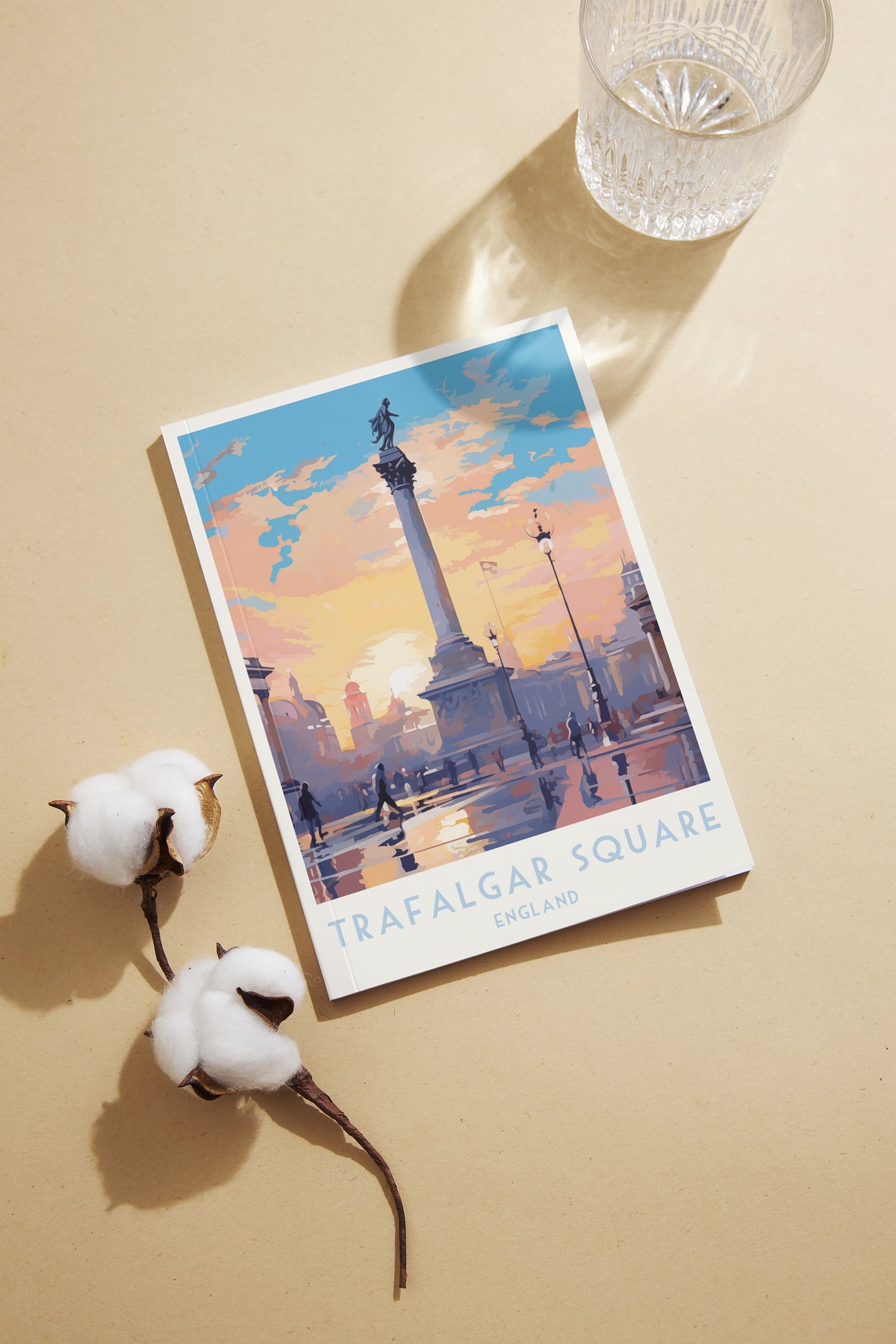 Trafalgar Square London Golden Sunrise Nelson Column Plaza Poster - Image 2
