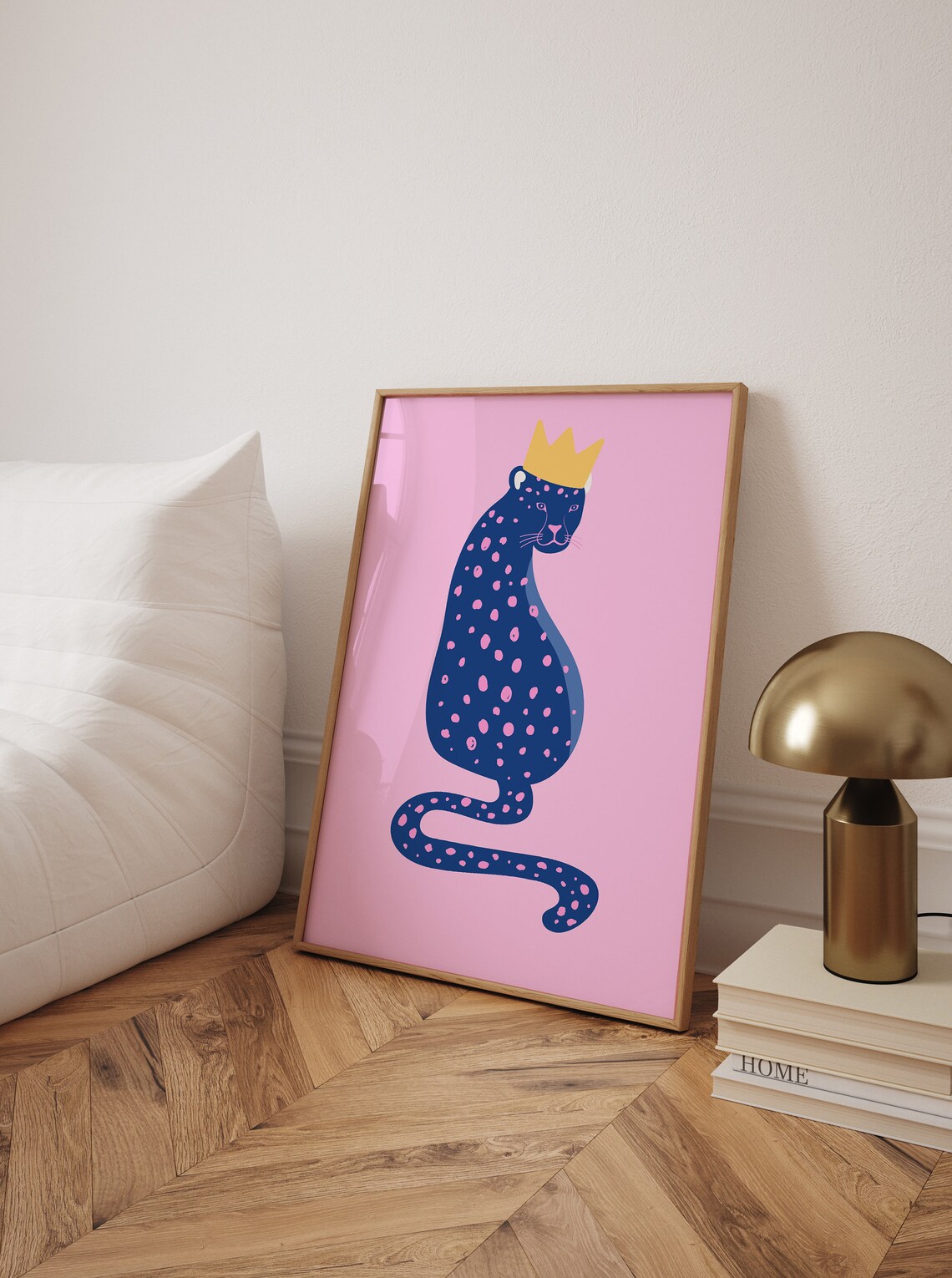 Leopard Poster Print, Preppy Maximalist Boho Decor - Image 2