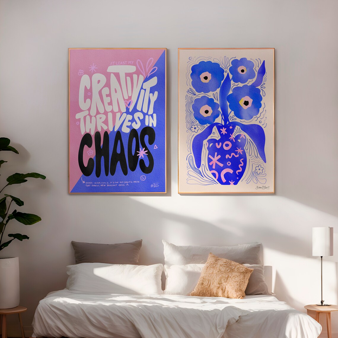 Creativity Thrives In Chaos Colorful Poster Print - Image 3