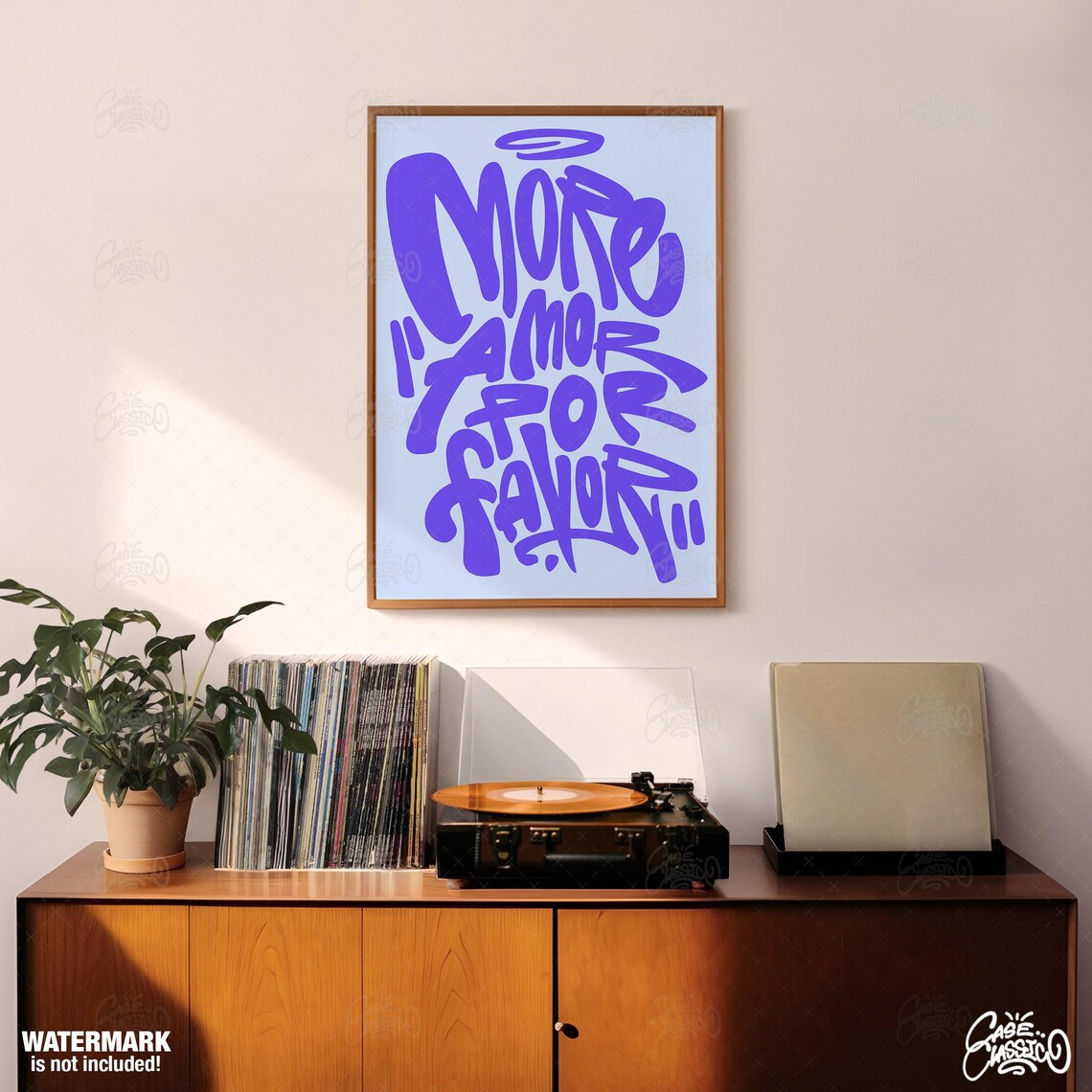 More Amor Por Favor Indie Room Decor Love Print Cute Poster Quote Print Typography Print Inspirational Wall Art Aesthetic Room Decor - Image 3