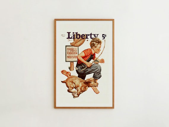 Retro Fishing Print Vintage Fishing Art Poster Kids Fishing Gift For Home Retro Cabin Wall Decor Outdoorsy Fisherman Artwork Wildlife
