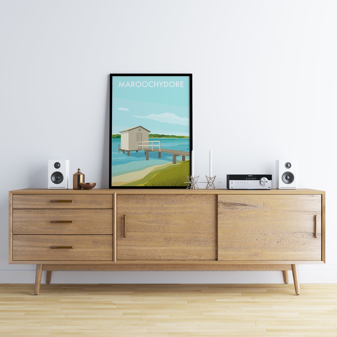 Maroochydore Sunshine Coast Australia Travel Poster - Image 3