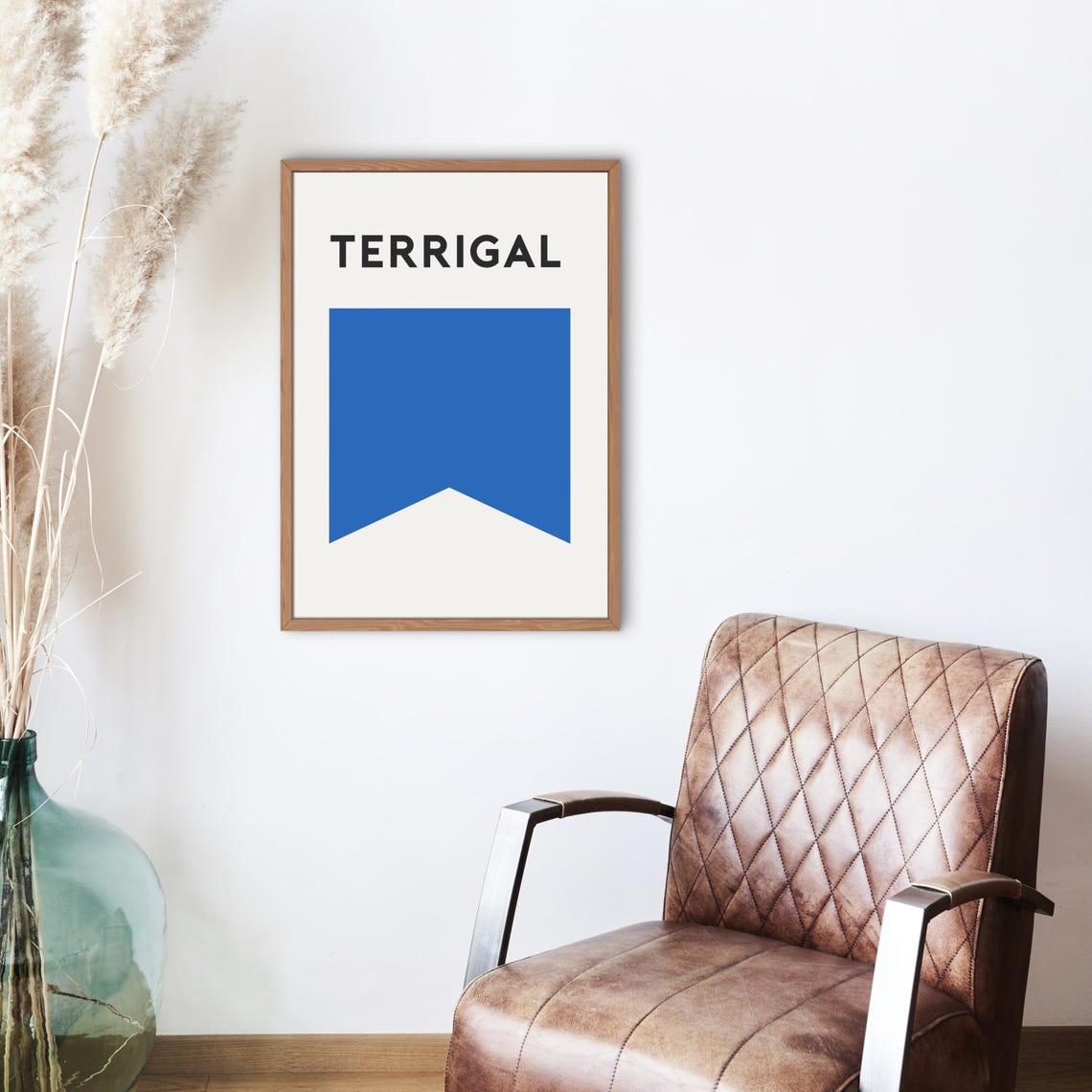 Terrigal Surf Lifesaving Beach Flag Coastal Minimalist Art Print - Image 2