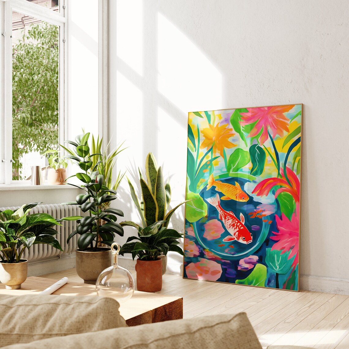 Matisse Goldfish Art Print, Vibrant Wall Decor
