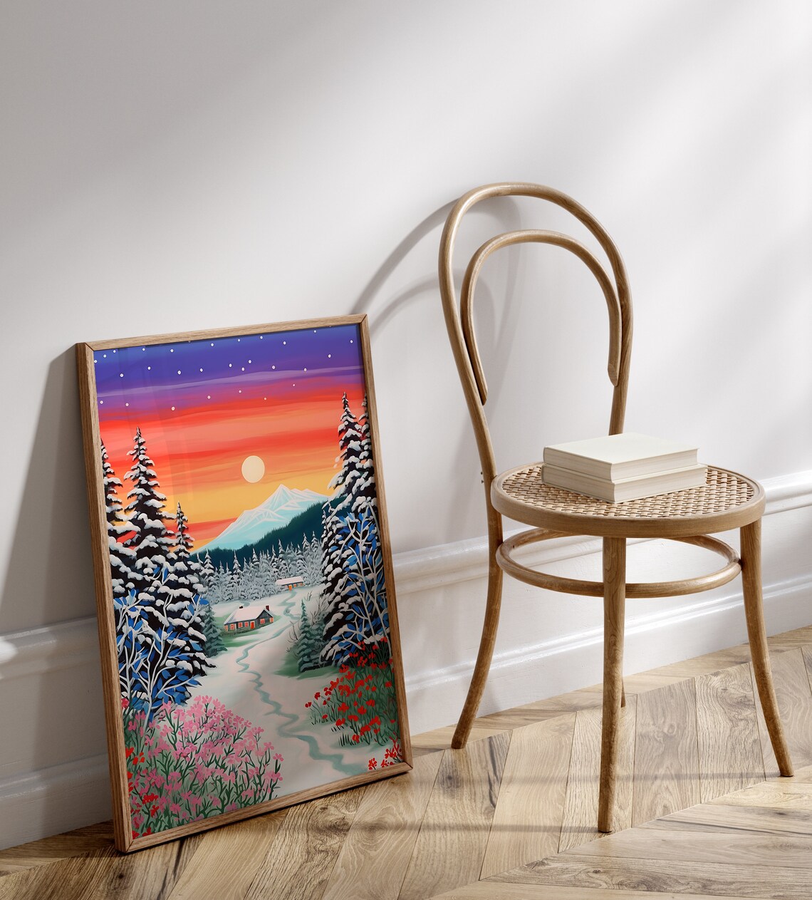 Pacific Northwest Mountain Landscape Art Print - Image 3