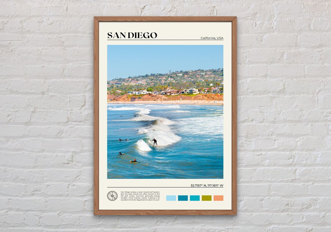 San Diego Travel Photo, California Wall Art Print