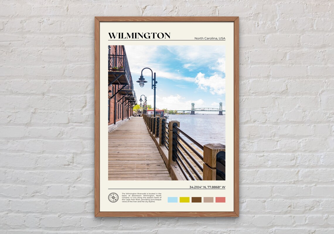 Wilmington Photo Print, Travel Wall Art